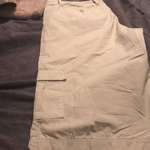 Eddie Bauer light tan capris
